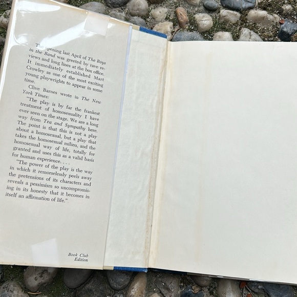 Vintage The Boys in the Band Mart Crowley Hardback Book Play Queer History 1968 - Picture 4 of 8